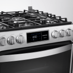 ESTUFA CON HORNO 30" CON 5 QUEMADORES SMART MONTECARLO